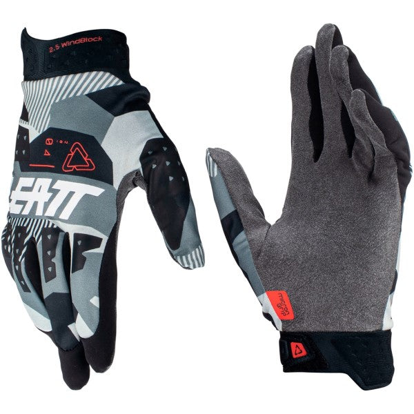 Gants de Motocross 2.5 Coupe-Vent Camo Gris en paire