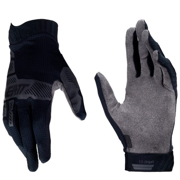 Gants de Motocross 1.5 Junior Leatt Noir, en paire 