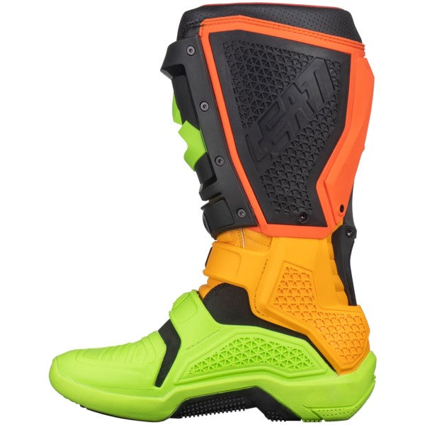 Bottes de Motocross 5.5 Flexlock Jaune/Orange de droite