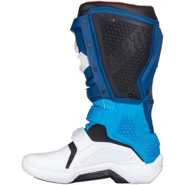 Bottes de Motocross 5.5 Flexlock Bleu/Blanc de droite