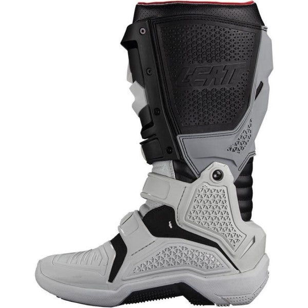 Bottes de Motocross 4.5 Leatt Gris/Noir Gauche