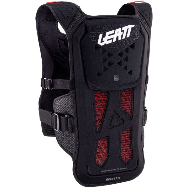 Plastron de Motocross Reaflex Femme Noir de dos