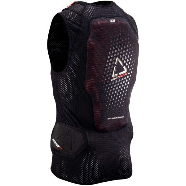 Veste de Protection Dorsale de Motocross 3DF Airfit Noir/Rouge de dos