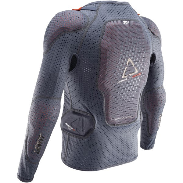 Chandail de Protection de Motocross 3DF Airfit Lite Evo Junior Gris/Rouge de dos