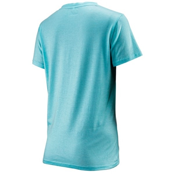 T-Shirt Premium Femme Leatt Turquoise Dos