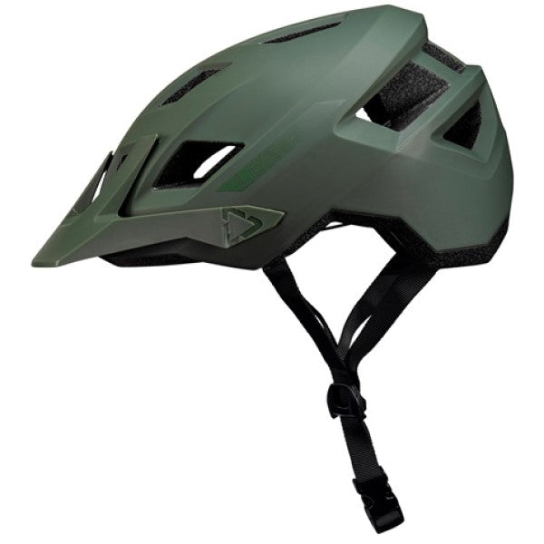 Casque Ouvert de Vélo All-MTN 1.0 Leatt Vert Mat Gauche