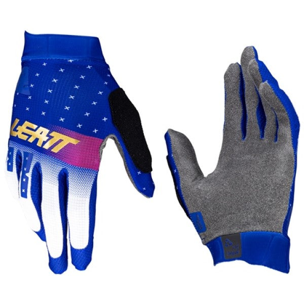 Gants de Vélo 1.0 Gripr Leatt Bleu/Blanc