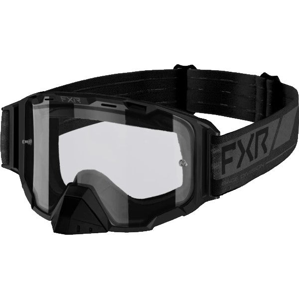 Lunettes de Motocross Maverick Transparentes Junior FXR Noir