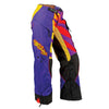Pantalon de Motocross Kinetic Over the Boot Femme, Mauve/Jaune