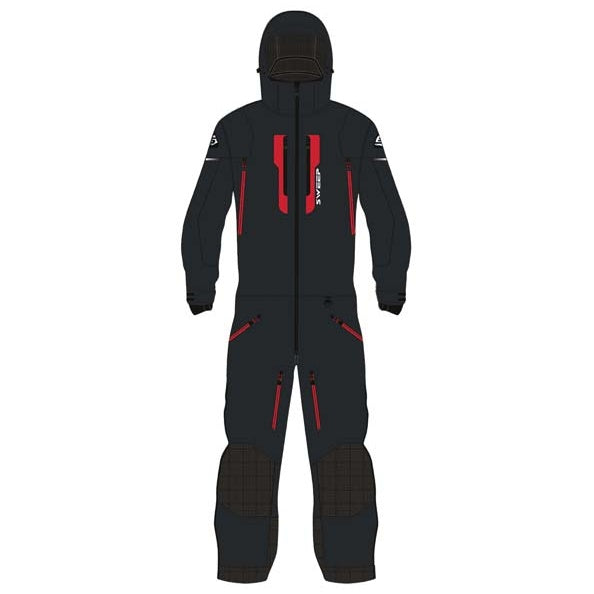 Imperméable et respirant Noir/Rouge