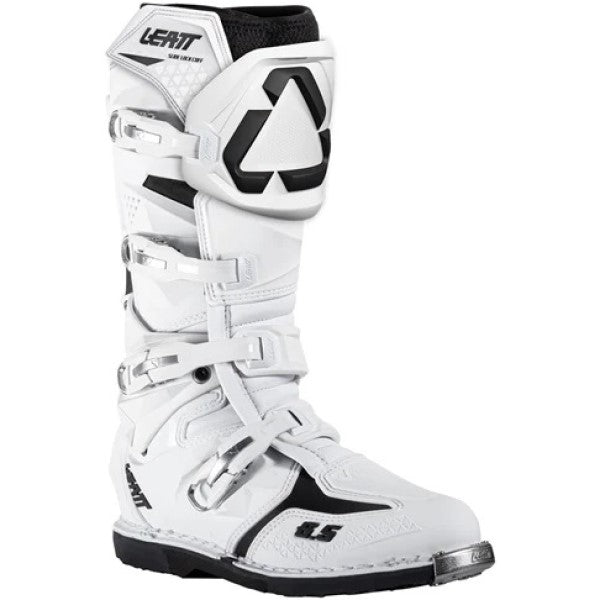 Bottes de Motocross 6.5 Blanc incliné de gauche