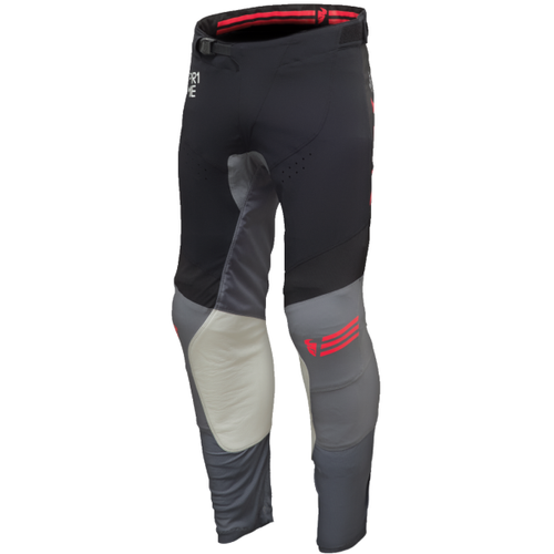 Pantalon de Motocross Prime Ace noir carbone, de face