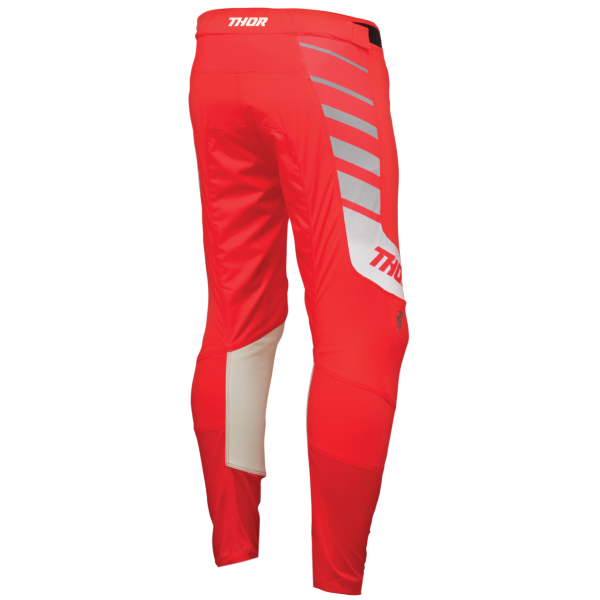 Pantalon de Motocross Prime Analog rouge blanc, arrière