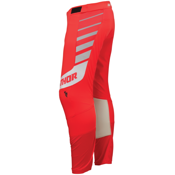 Pantalon de Motocross Prime Analog rouge blanc, côté gauche