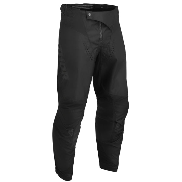 Pantalon de Motocross Pulse Blackout noir, de face