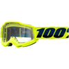 Lunettes de Motocross Accuri 2 à Lentille Claire Junior 100% Jaune