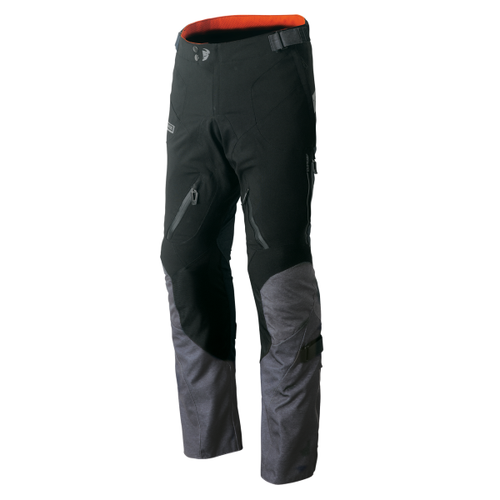 Pantalon de Motocross Range noir gris, de face