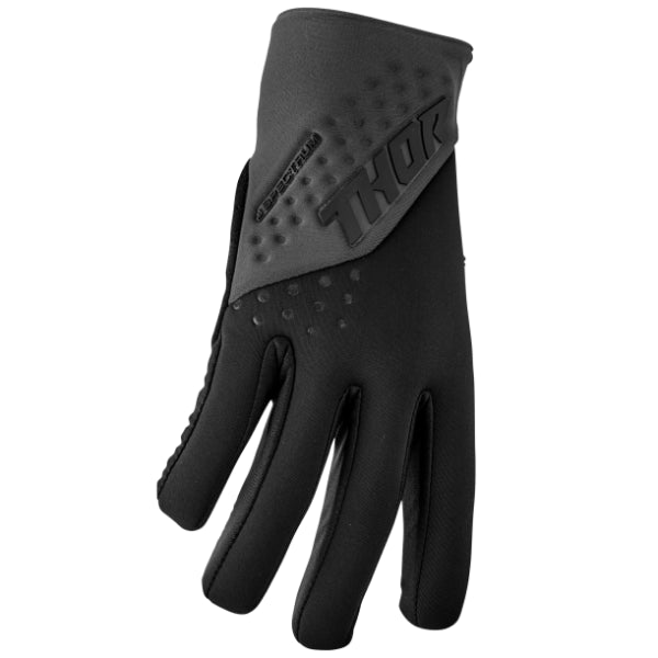 Gants de Motocross Spect  noir carbone, de face