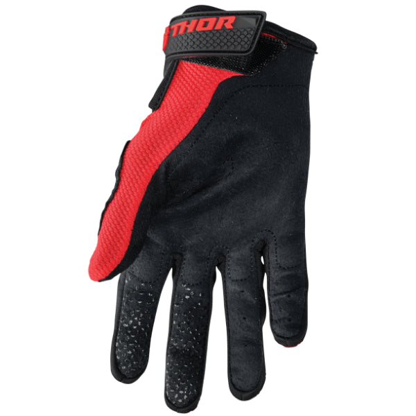 Gants de Motocross Sector rouge blanc, arrière