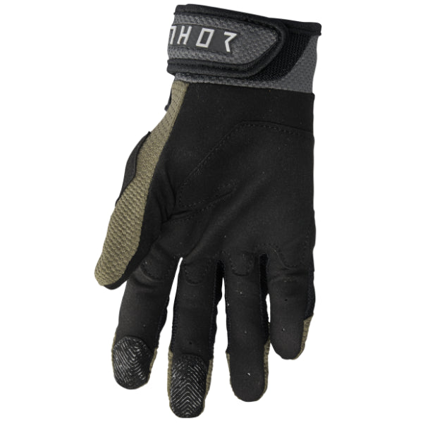 Gants de Motocross Terrain kaki, arrière