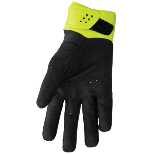 Gants de Motocross Spect noir vert, arrière