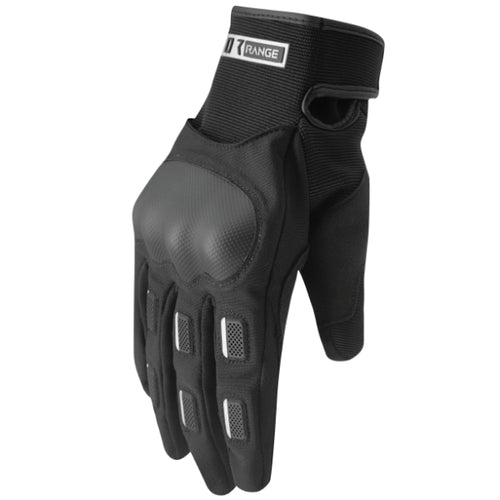 Gants de Motocross Range noir, de face