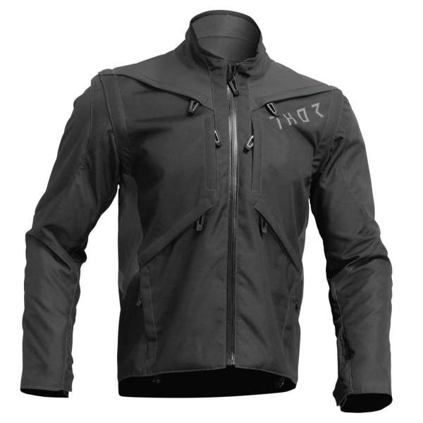 Manteau Enduro Terrain noir, de face