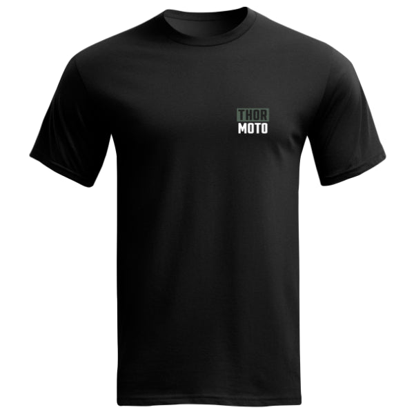 T-Shirt Built noir, de face