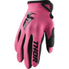 Gants de Motocross Sector Femme rose noir, arrière