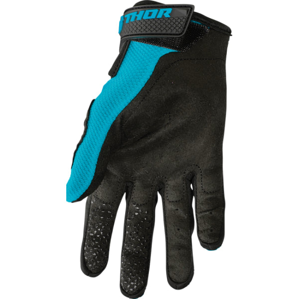 Gants de Motocross Sector Femme bleu blanc, arrière