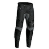 Pantalon de Motocross In The Boat noir carbone, de face