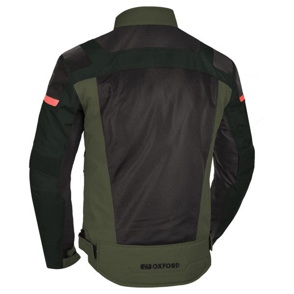 Manteau de Moto Dakar D2D Air Ms| Vert, de dos