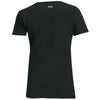 T-Shirt Cablier Femme noir, de dos