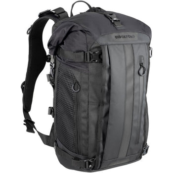 Sac de Moto Atlas B-20/30 Avancé Noir incliné de gauche