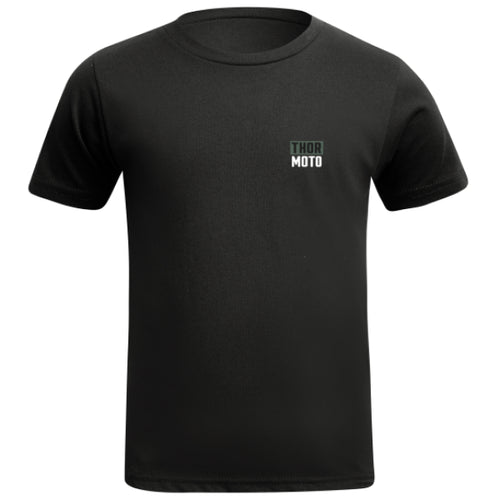 T-Shirt Built Junior noir, de face