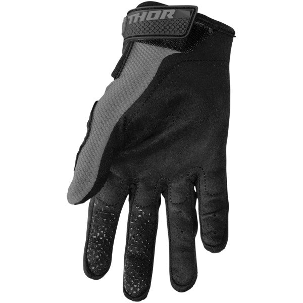 Gants de Motocross Sector Junior Gris de l'intérieur