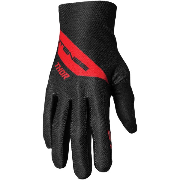 Gants de Vélo Intense Assist Rouge/Noir de l'extérieur