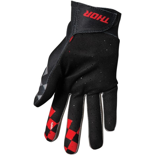 Gants de Vélo Intense Assist Noir/Gris de l'intérieur