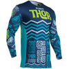 Chandail de Motocross Prime Aloha bleu foncé, de face