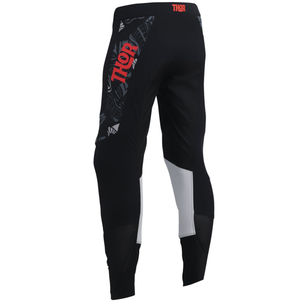 Pantalon de Motocross Aloha noir gris,  arrière