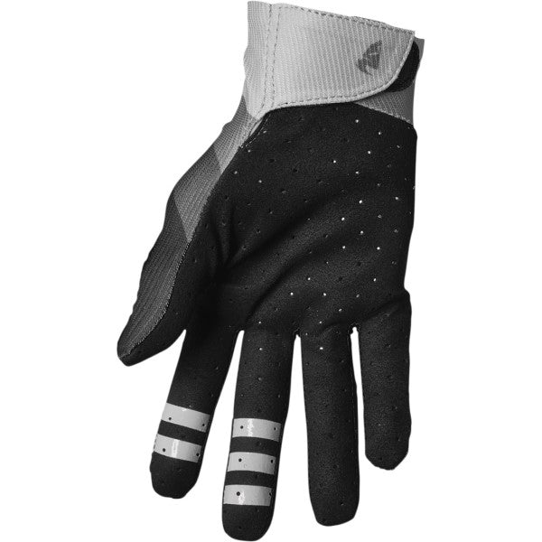 Gants de Vélo Assist React Noir/Gris de l'intérieur