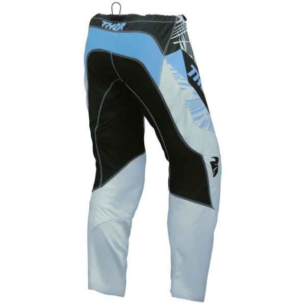 Pantalon de Motocross Split Femme bleu noir, arrière