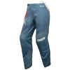 Pantalon de Motocross Split Femme bleu orange, de face