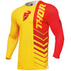 Chandail de Motocross Prime Analog  jaune rouge, de face