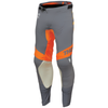 Pantalon de Motocross Prime Analog gris orange, en face