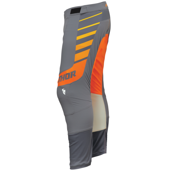 Pantalon de Motocross Prime Analog gris orange, côté gauche