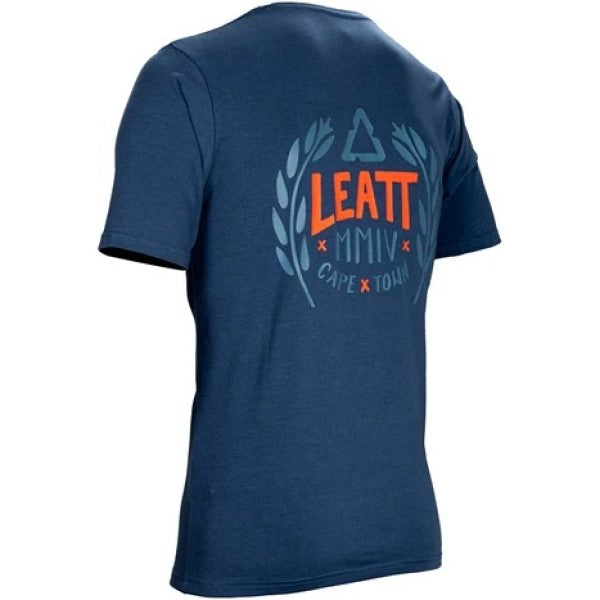 T-Shirt Core Bleu Foncé de dos