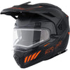 Casque Modulaire de Motoneige Maverick X Pro Visière Électrique FXR noir et orange