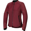 Manteau de Moto Stella C-1 Air Bordeaux, de face