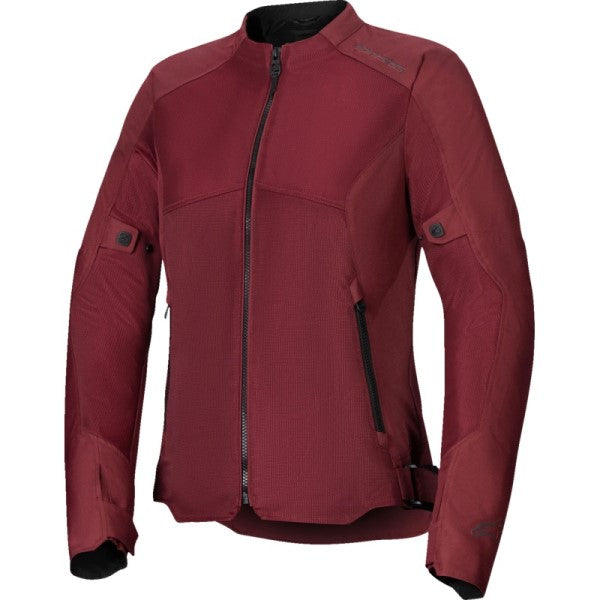 Manteau de Moto Stella C-1 Air Bordeaux, de face